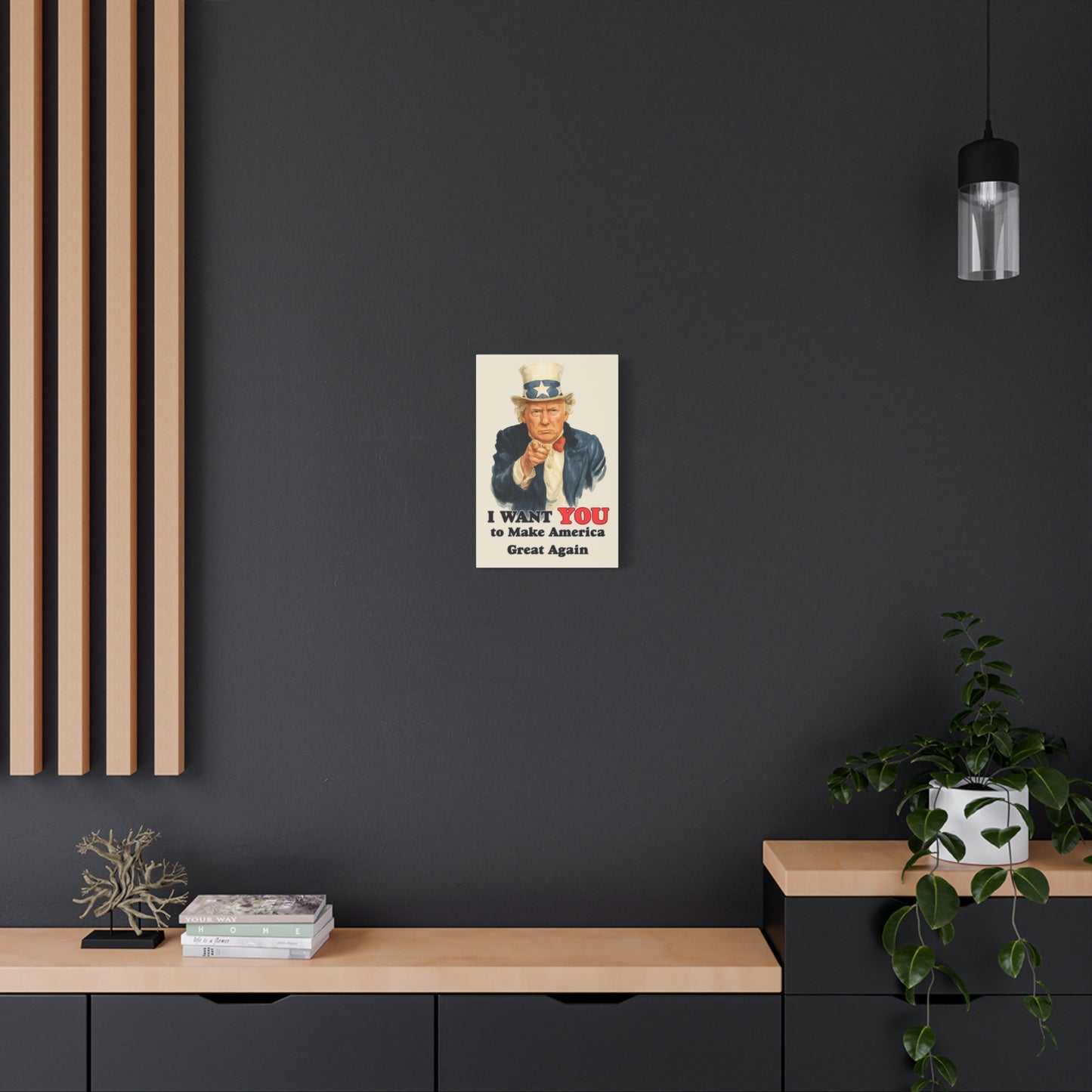 Trump “Uncle Sam” Canvas Wall Art